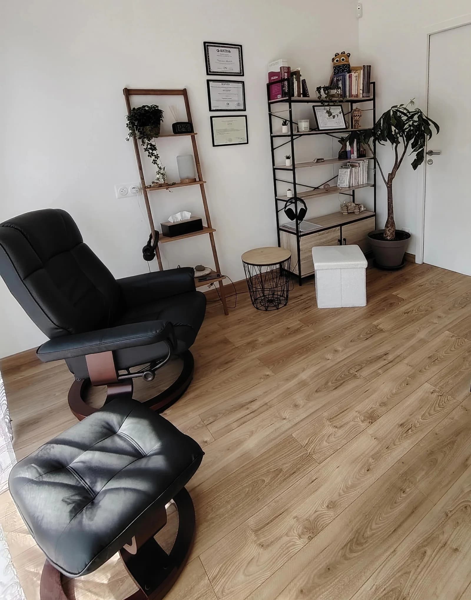 Espace thérapeutique du cabinet de Frédérique Landelle à Guégon